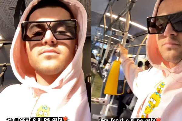 Mario Fresh se laudă că a mers cu autobuzul fără să poarte mască: „Am făcut-o și pe asta”/FOTO