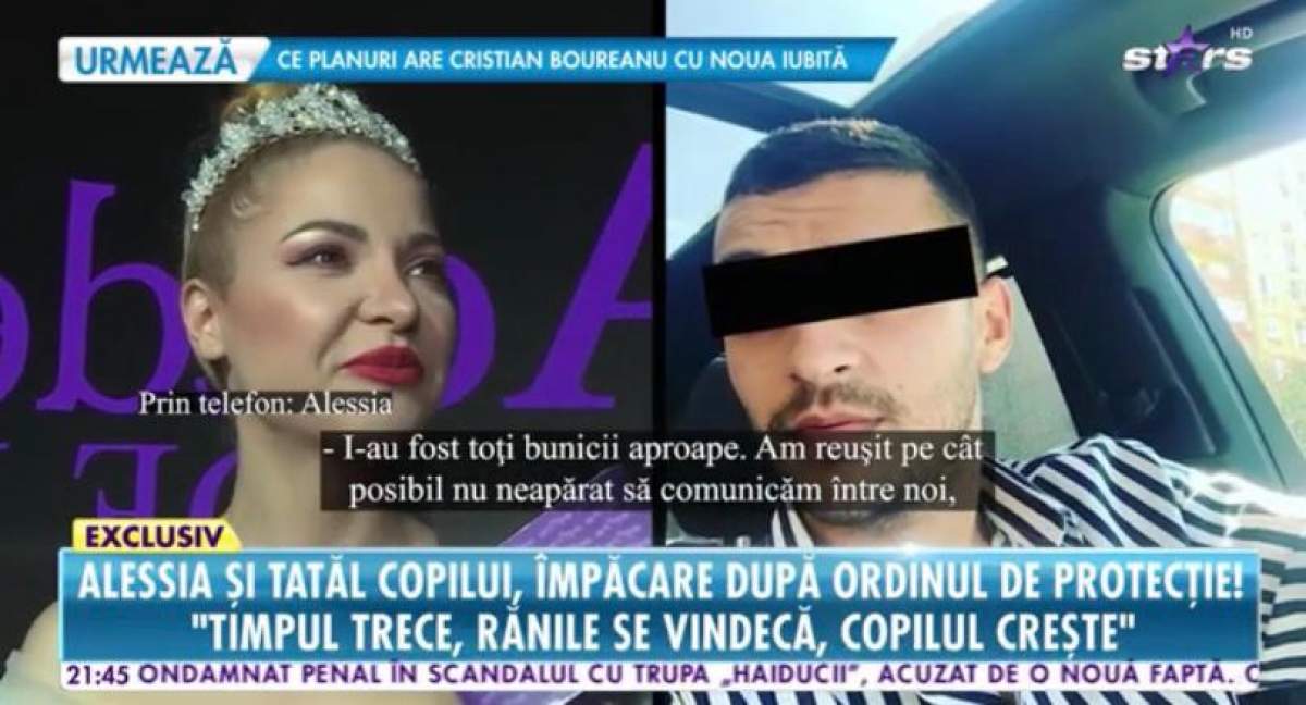 Alessia și tatăl copilului, împăcare neașteptată după ce a obținut ordin de protecție împotriva lui: “Rănile se vindecă” / VIDEO