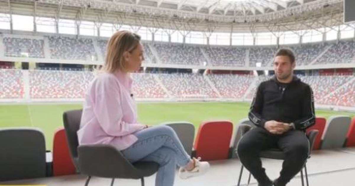 Adi Popa, interviu de pe stadion