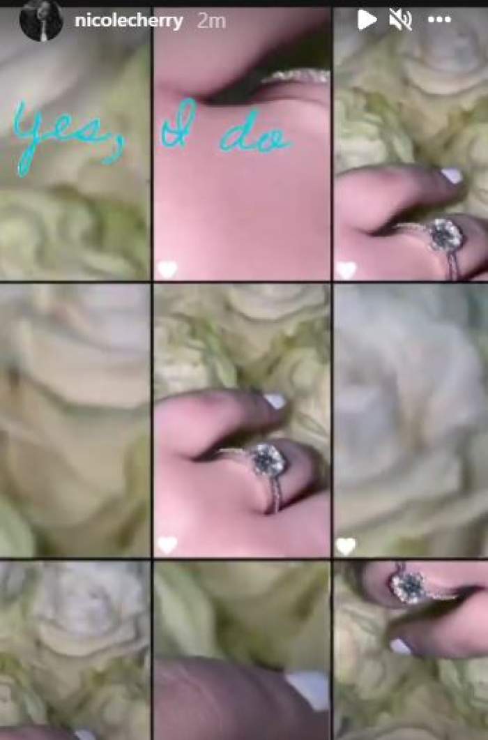 Nicole Cherry, prima imagine cu inelul de logodnă: „Am spus DA”/ FOTO