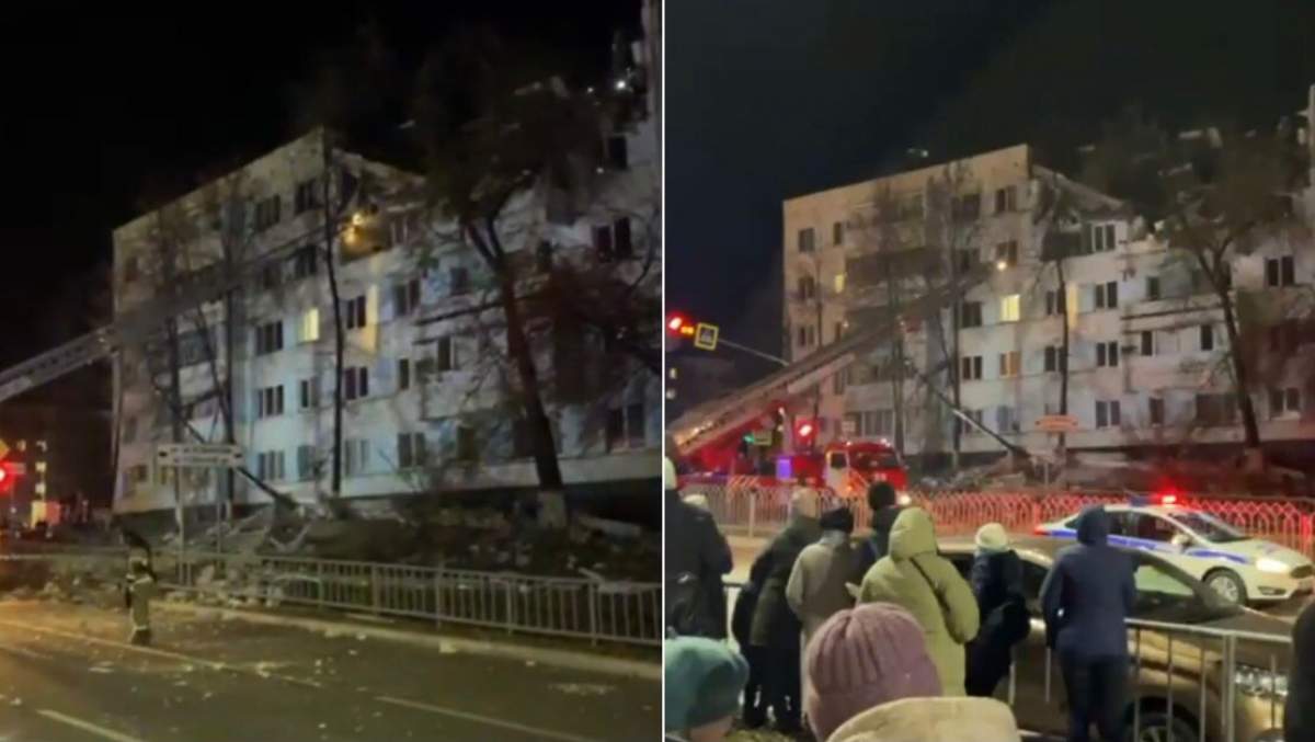 Explozie într-un bloc din Rusia. Patru persoane au avut nevoie de intervenția medicilor