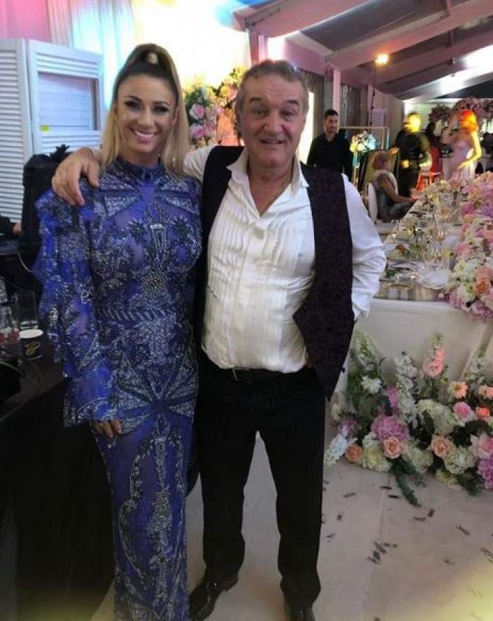 Anamaria Prodan și Gigi Becali, îmbrățișați și zâmbitori