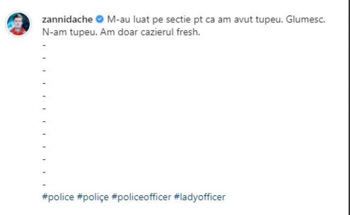 Zanni a ajuns la secția de poliție! Protejatul lui Alex Velea s-a fotografiat cu oamenii legii: „M-au luat” / FOTO