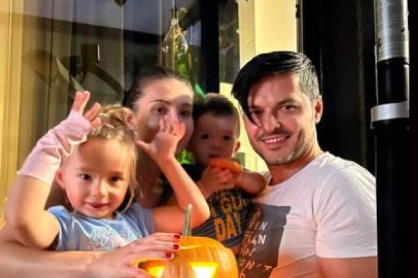 Liviu Vârciu, imagine de colecție cu toți membrii familiei. Cum au petrecut sărbătoarea de Halloween / FOTO