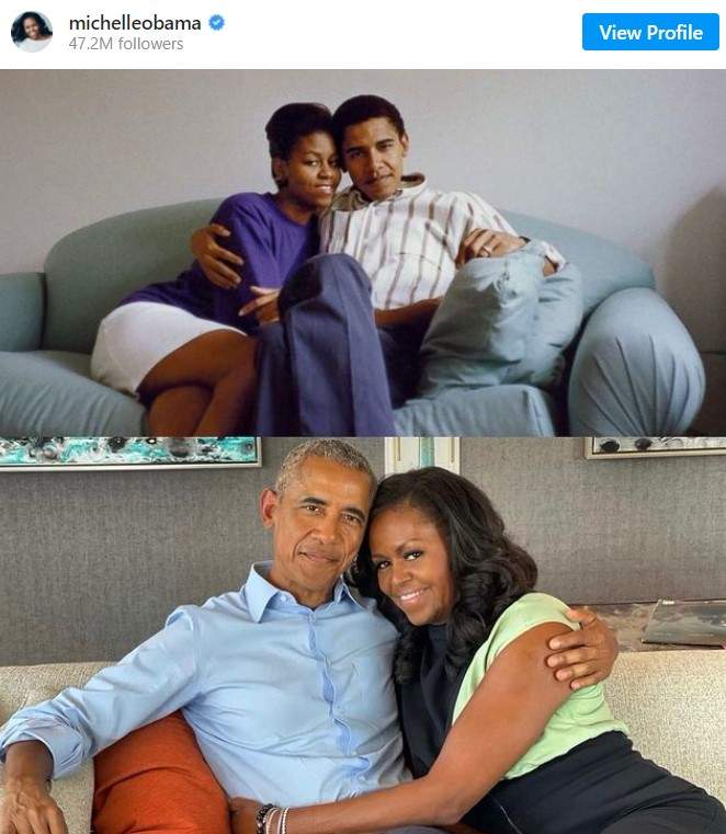 Barack Obama și Michelle Obama au aniversat 29 de ani de căsnicie. Fosta Primă Doamnă a Americii a publicat o imagine de colecție / FOTO