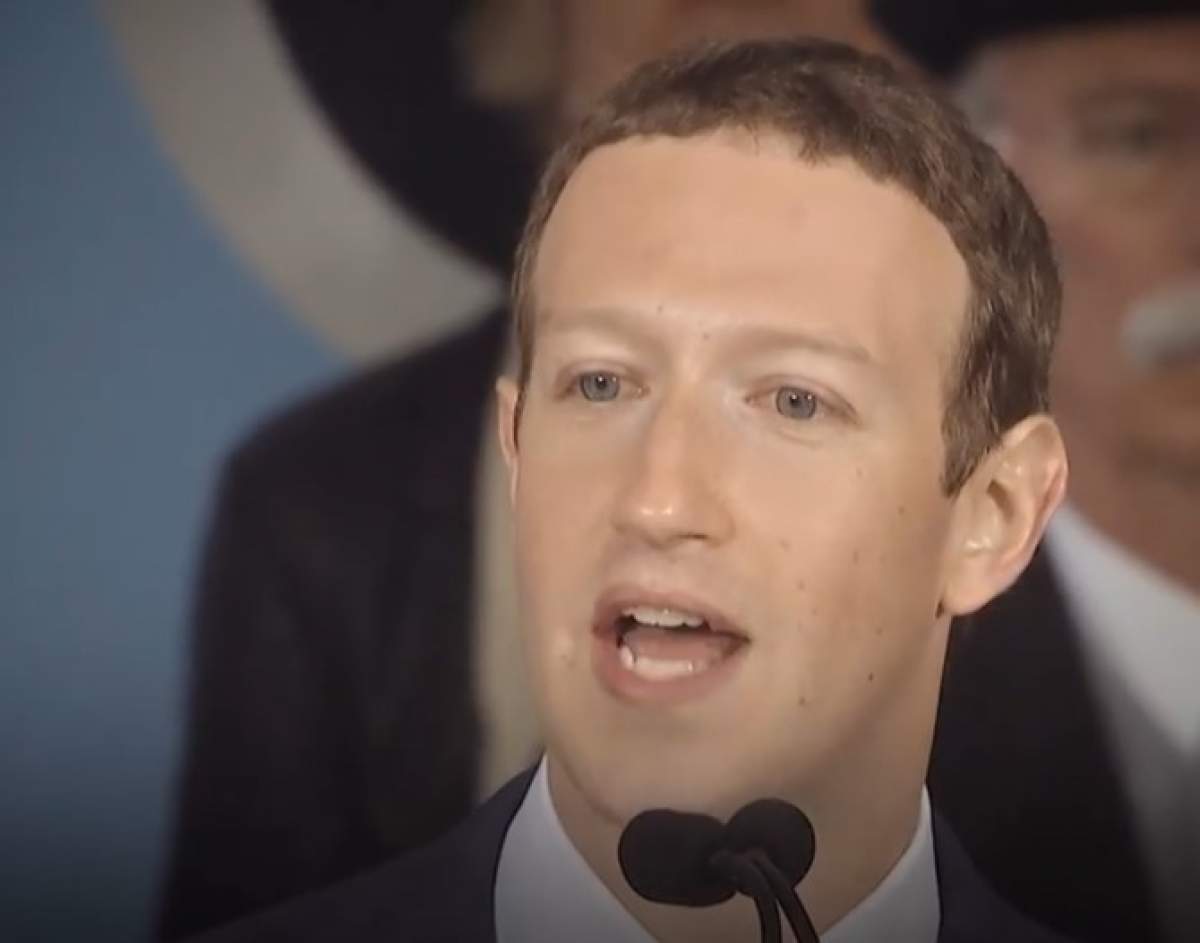Mark Zuckerberg, la o conferință