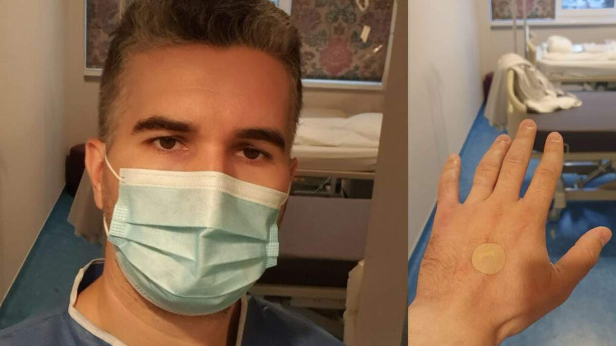 Bărbat din Braşov, pregătit pentru intervenție chirurgicală, deşi a venit să asiste la naşterea fetiţei sale. "Mi-au montat branula"