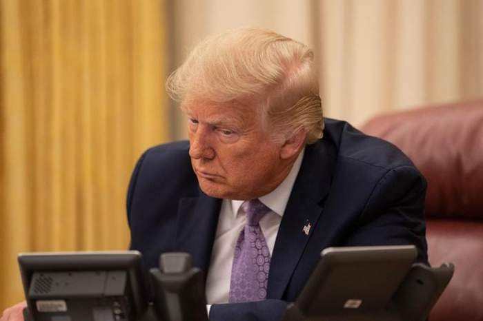 Donald Trump, la o conferință de presă