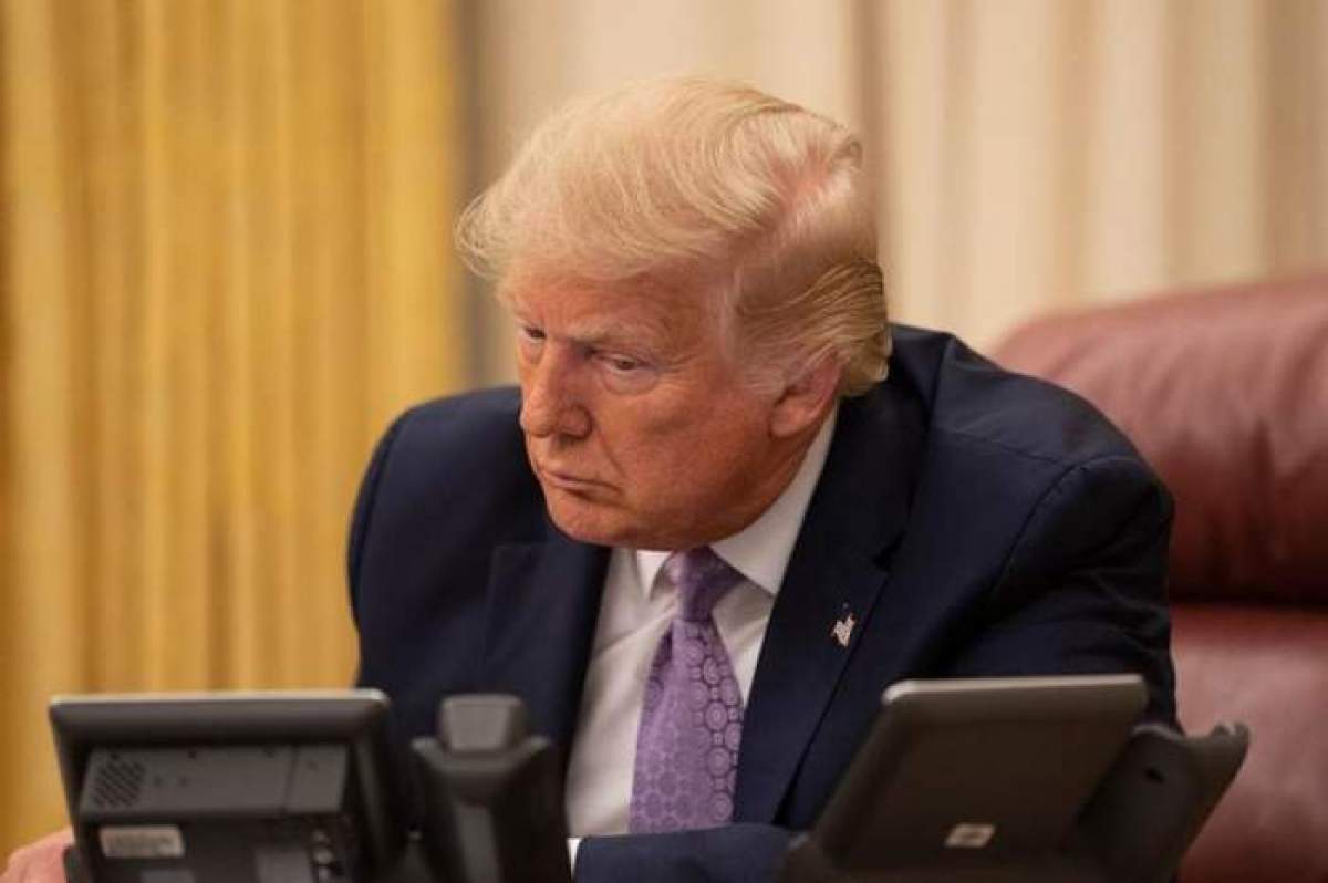 Donald Trump, la o conferință de presă