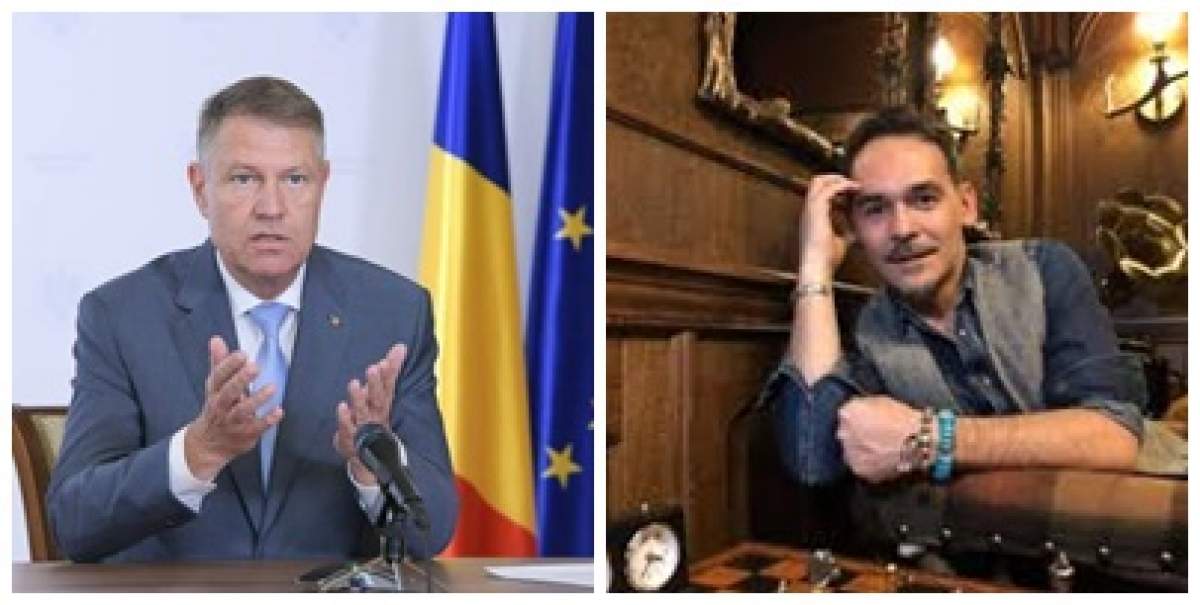 Colaj foto cu Răzvan Simion și Klaus Iohannis