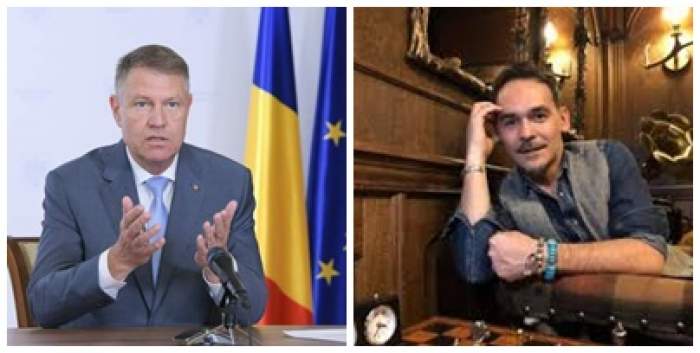 Colaj foto cu Răzvan Simion și Klaus Iohannis