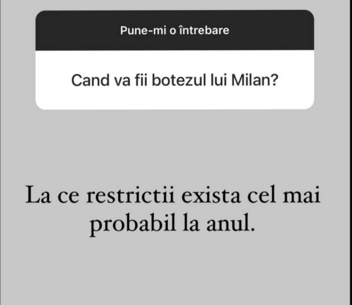 Mesajul postat de Larisa Udilă