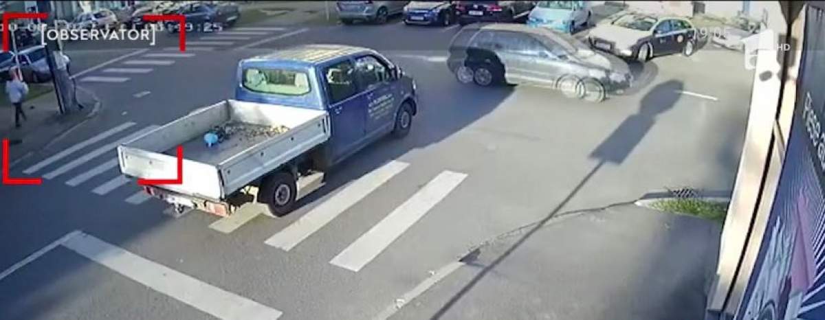 Accident în Satu Mare! O femeie de 60 de ani a fost lovită pe trecerea de pietoni, de un șofer neatent / VIDEO