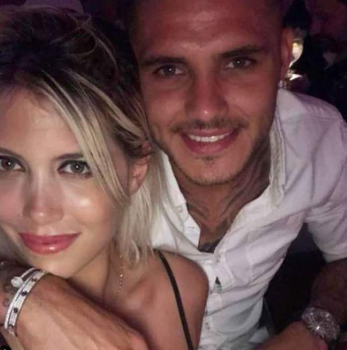 mauro icardi si wanda nara imbratisati