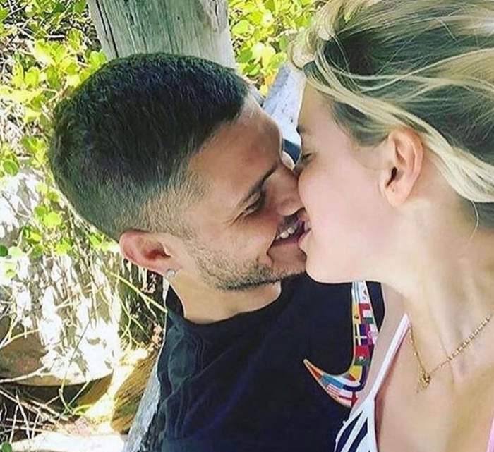 mauro icardi sarut wanda nara