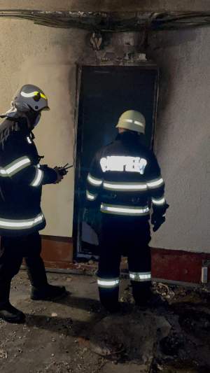 Primele imagini din secția mistuită de flăcări de la Spitalul de Boli Infecțioase din Ploiești / VIDEO