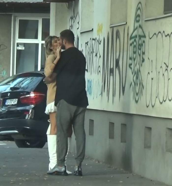 Ramona Olaru și Cătălin Cazacu se sărută