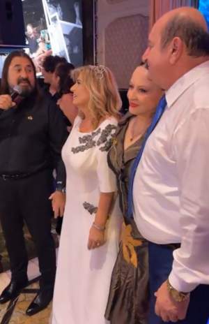 Primele imagini de la nunta lui Gheorghe Gheorghiu cu partenera sa, Gabriela Băncescu. Nași le-au fost Maria Dragomiroiu și Bebe Mihu / VIDEO