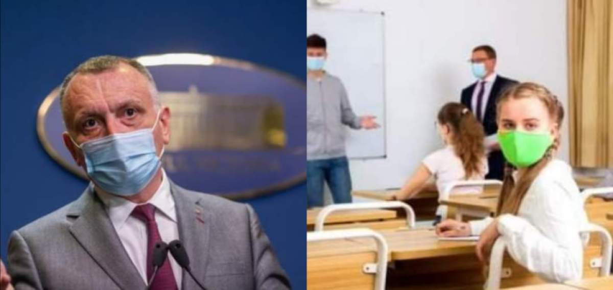 Toți elevii din localitățile cu rată de infectare sub 3 la mie vor merge de luni la școală, indiferent de rata de vaccinare. Anunțul făcut de Sorin Cîmpeanu