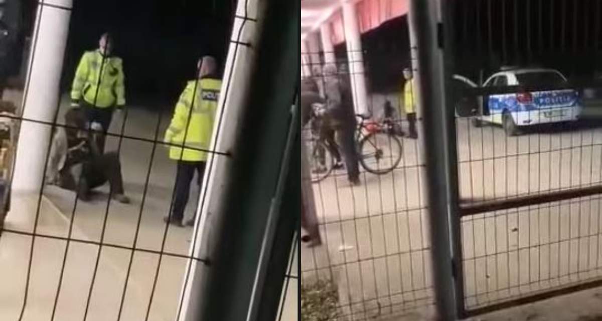 Scene de groază surprinse în Sălaj! Un bărbat cu probleme medicale, bătut cu bestialitate de către doi polițiști / VIDEO