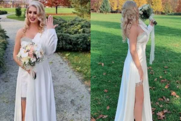 Ornela Pasăre, primele imagini în rochie de mireasă! Artista s-a căsătorit în secret în urmă cu două săptămâni / FOTO