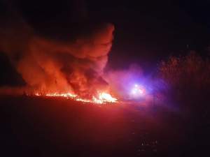 Comisarii Gărzii de Mediu, atacați cu furci în Ilfov, după ce au intervenit pentru a opri arderile ilegale de deșeuri. Două persoane au fost reținute