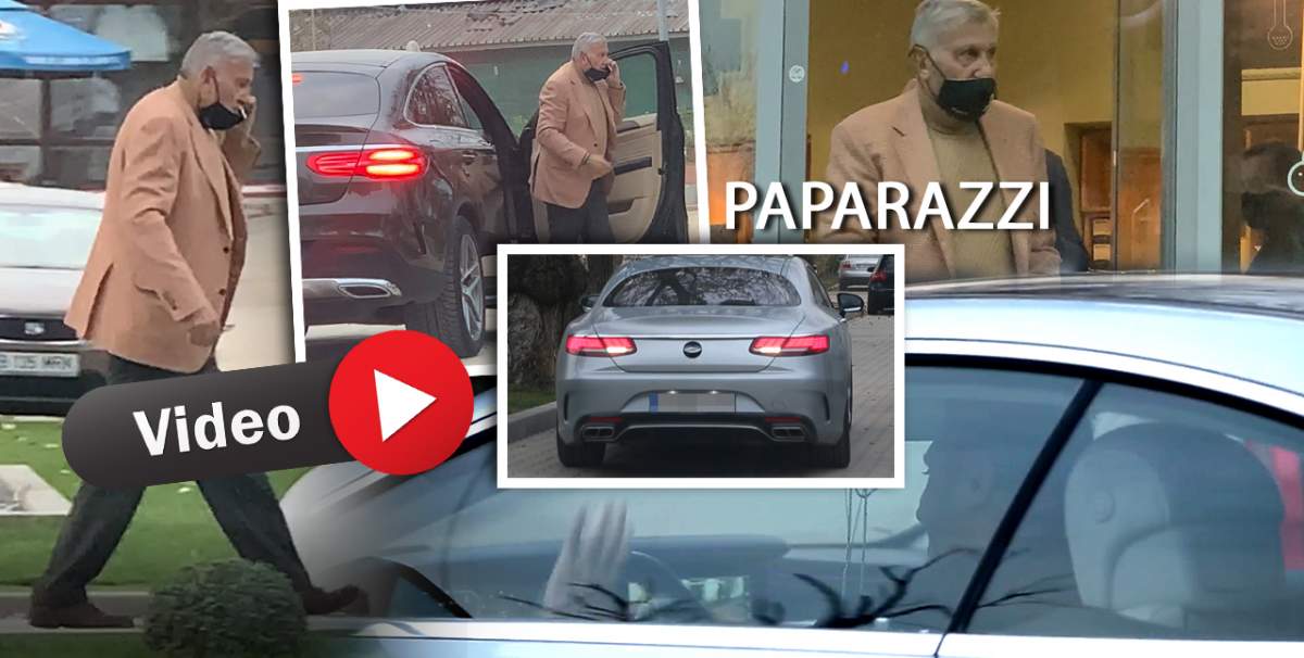 Semn de împăcare între Ilie Năstase și Ciprian Marica? Cum au fost surprinși cei doi de paparazzii Spynews.ro / PAPARAZZI