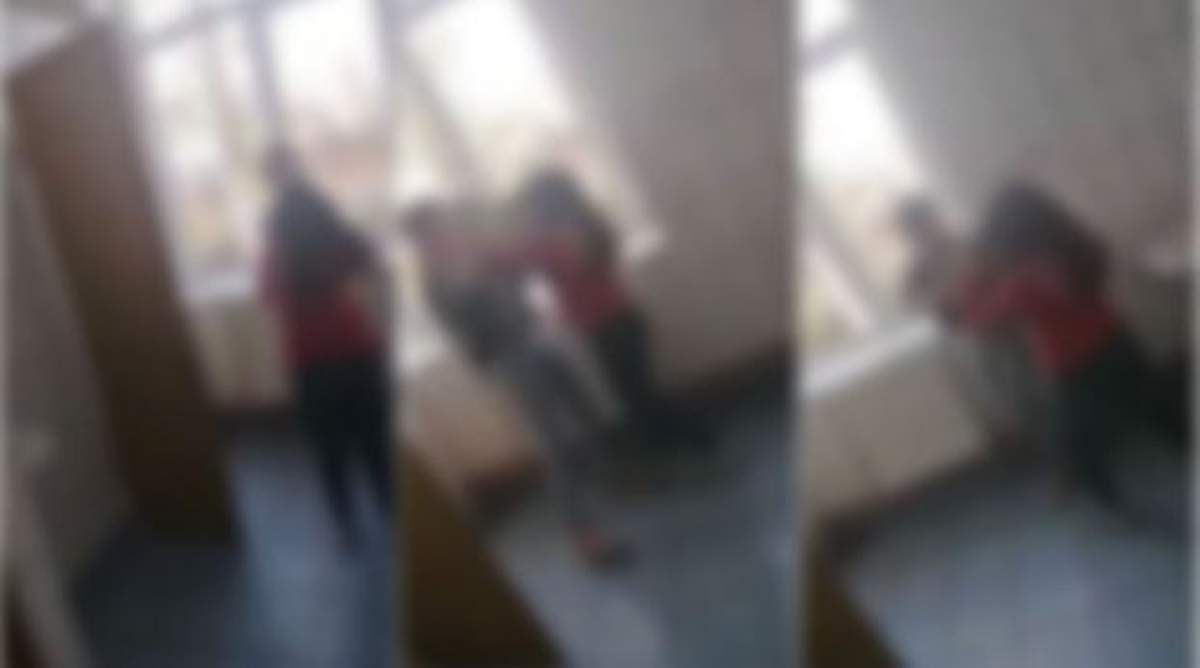 Reacția incredibilă a directoarei unui liceu din Caraș, după ce două eleve au fost filmate când se băteau pe holul școlii: „Să nu se afle”