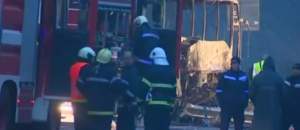 ”Este vina șoferului”. Primele reacții după tragedia din Bulgaria, unde 45 de copii și tineri au murit carbonizați într-un autobuz / FOTO