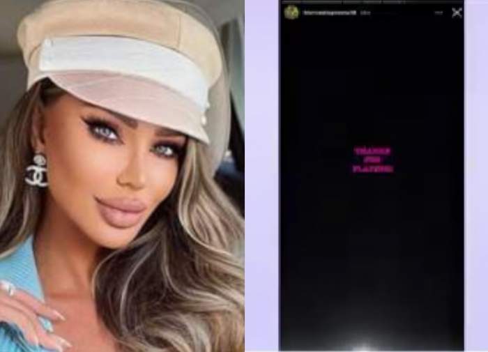 Bianca Drăgușanu, mesaj cu subînțeles pentru Gabi Bădălău, pe Instagram. Blondina a șters rândurile după doar câteva minute / FOTO