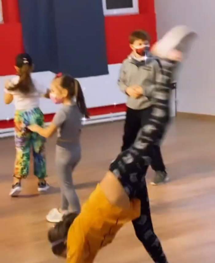 Andreea Tonciu și-a dus fiica la cursuri de dans. Cum se descurcă Rebecca / FOTO
