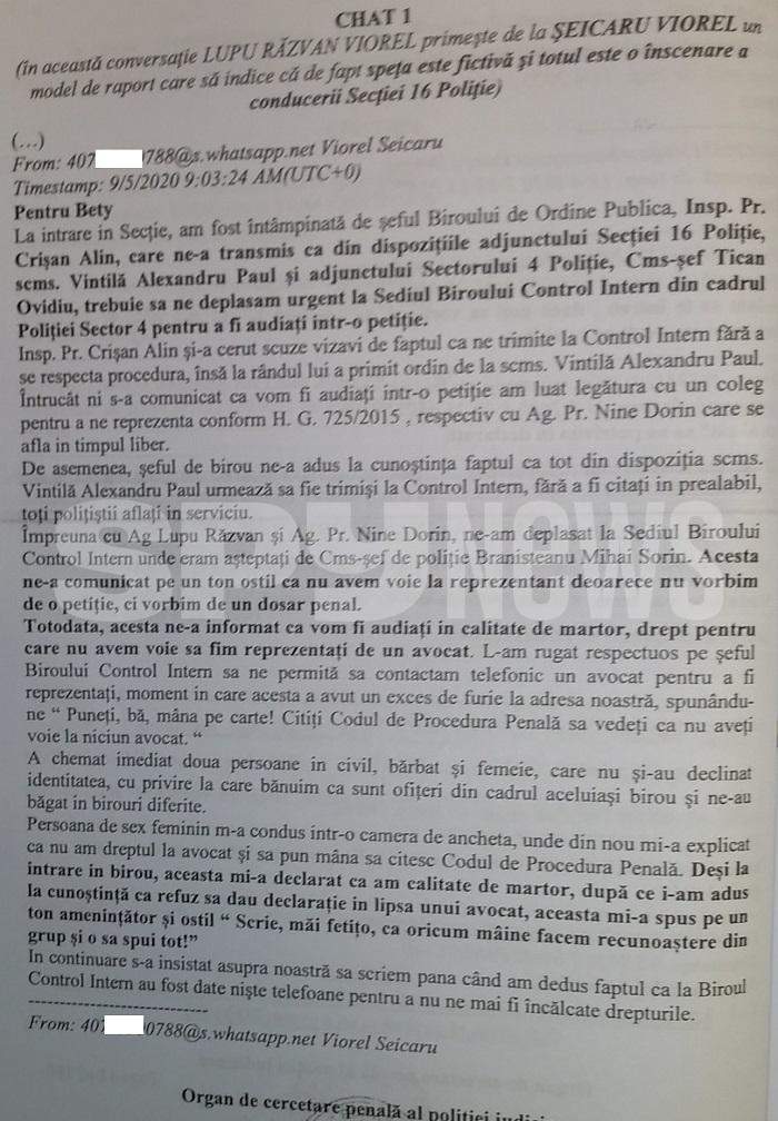 EXCLUSIV / Interceptări șocante, în dosarul torționarilor de la Secția 16 / Cum puneau la cale mușamalizarea dosarului! Liderul Șeicaru le transmitea celorlalți infractori articolele din SPYNEWS, ca să știe ce a mai apărut despre ei