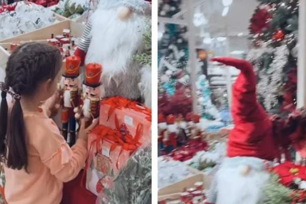 Bianca Drăgușanu și fiica sa, la cumpărături de Crăciun. Diva sexy și Sofia se pregătesc să împodobească bradul: "Să facem frumos" / FOTO
