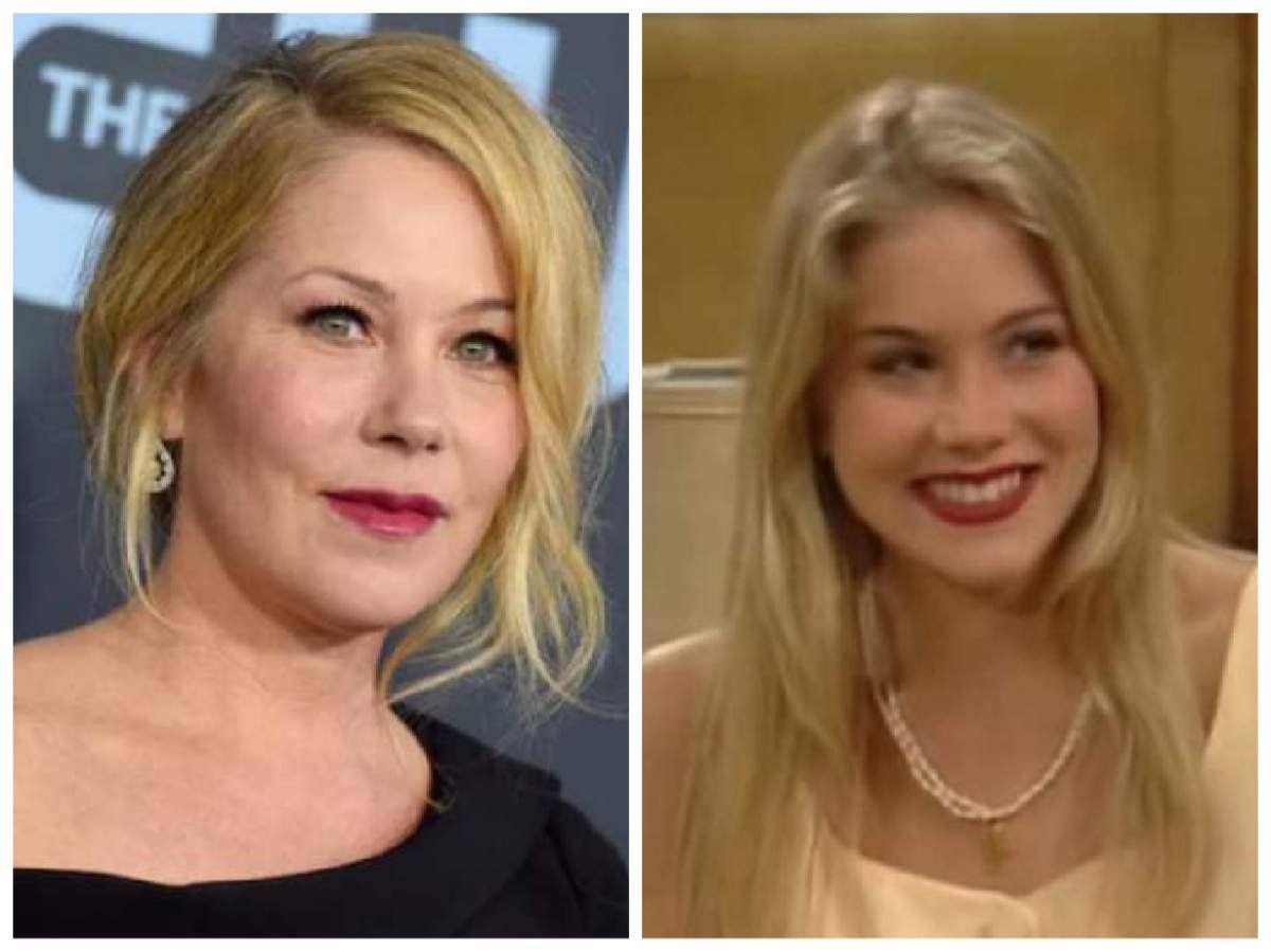 Colaj cu Christina Applegate în prezent și pe vremea cănd juca în Familia Bundy