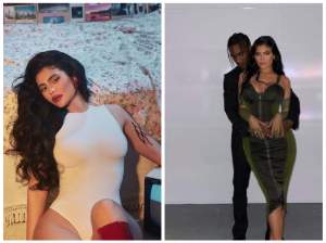 Kylie Jenner a primit un inel cu diamante de la Travis Scott. Artistul i-a făcut același cadou și fiicei lor / FOTO