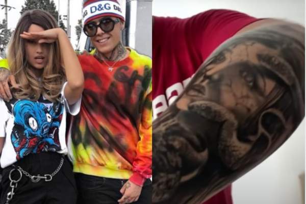 Lino Golden și-a acoperit tatuajul cu Andra Ghinea?! Gestul făcut de artist, la scurt timp după ce blondina s-a afișat cu un alt tânăr: ”Niște greșeli” / FOTO