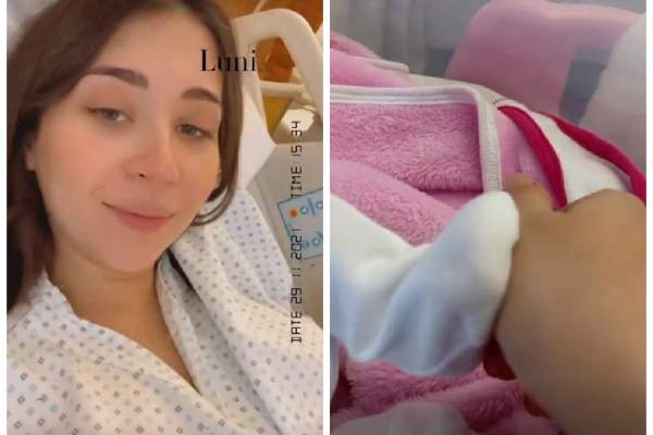 Prima imagine cu chipul fetiței lui Nicole Cherry. Cum a surprins-o proaspăta mămică / FOTO