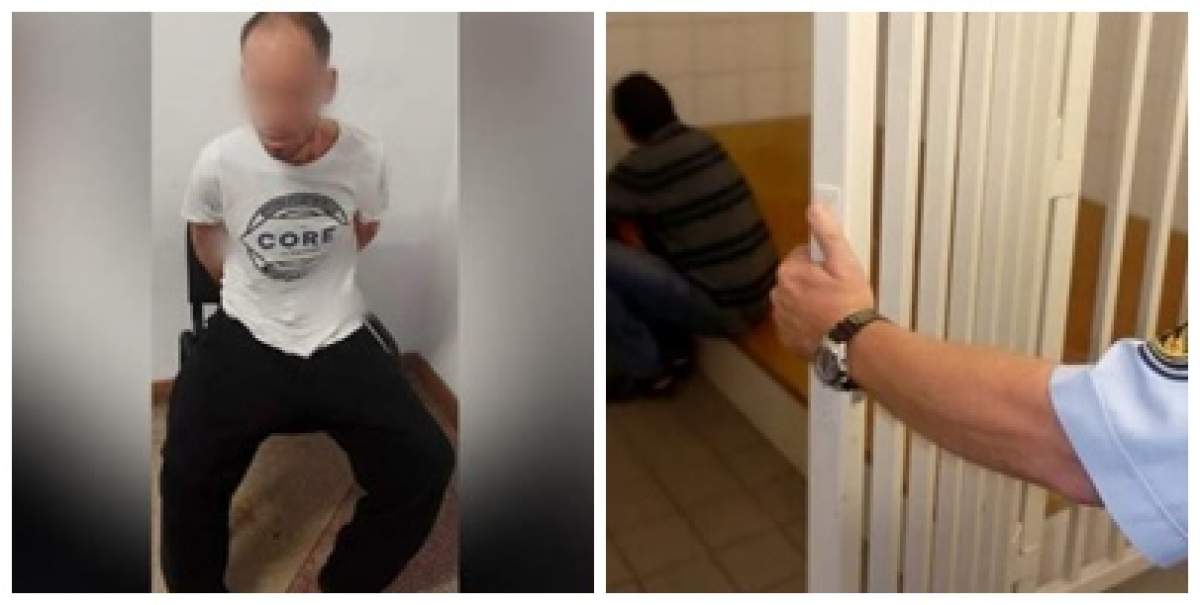 Colaj foto cu criminalul din Neamț și un arest