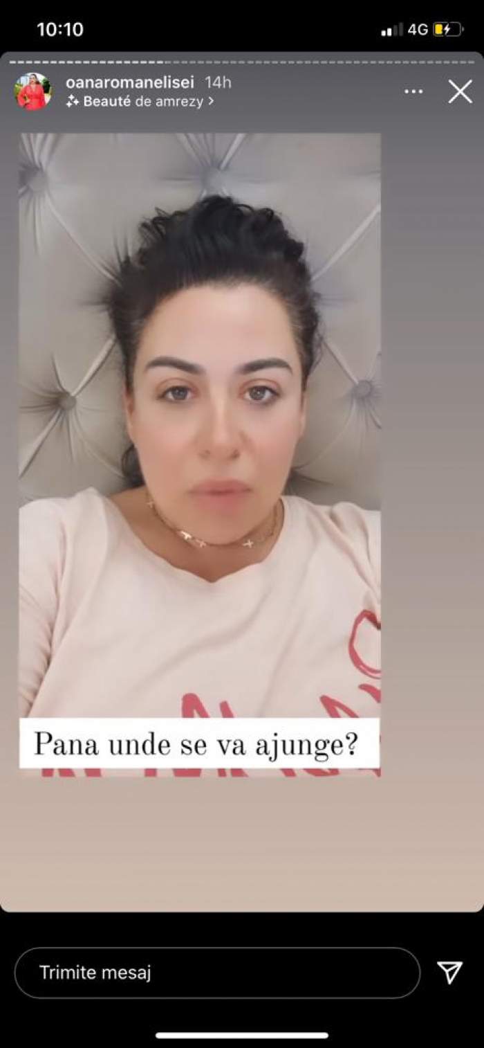 Oana Roman a răbufnit pe internet, după ce a fost aspru criticată de internauți: “Mă jignesc și mă denigrează” / FOTO