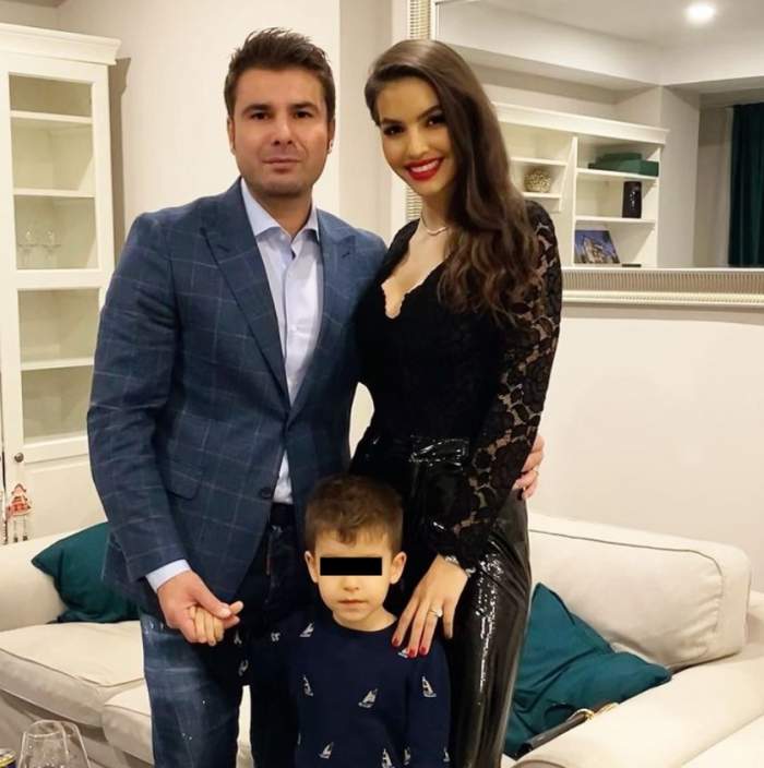 sandra mutu si adrian mutu cu copilul lor