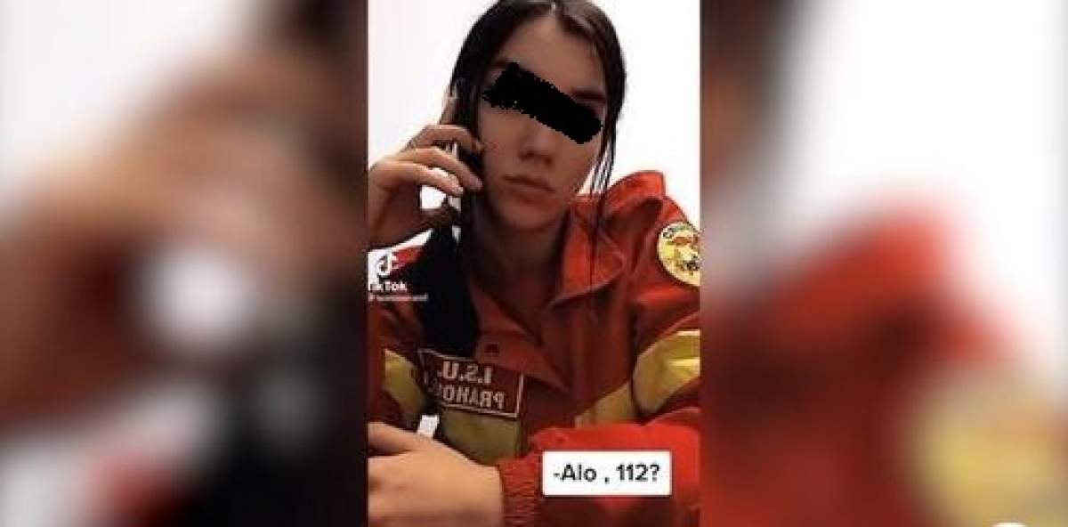 Tânără voluntară la ISU Prahova, dată afară după ce a ironizat serviciul 112 pe TikTok. Reacția reprezentanților privind gestul fetei / FOTO