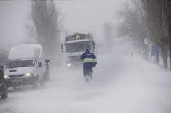 Trafic înzăpezit