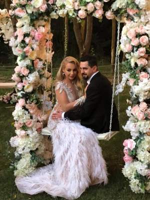 Cum a arătat Eliza Natanticu la nunta ei cu Cosmin. Concurenta de la Asia Express, în rochie de mireasă / FOTO