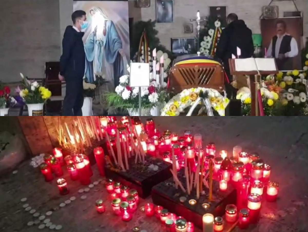 Cortegiul funerar cu trupul neînsuflețit al lui Petrică Mâțu Stoian, depus la Teatrul Național din Craiova! Imagini tulburătoare de la tragicul eveniment / FOTO