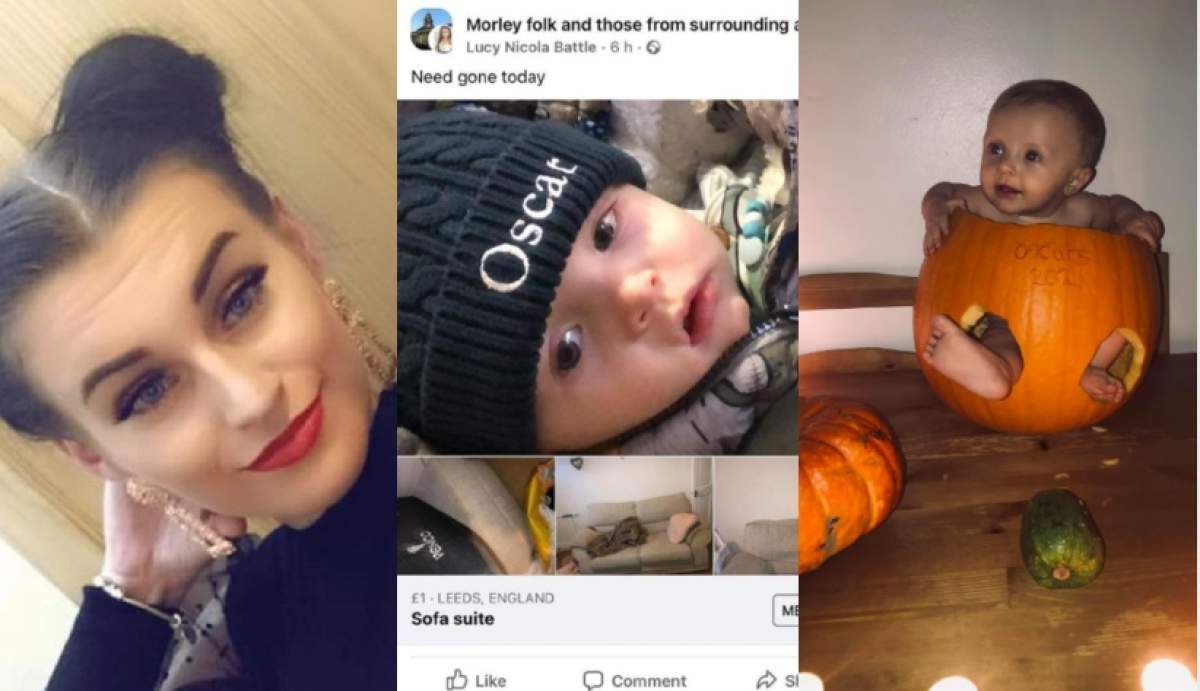 O mamă și-a pus bebelușul de șapte luni la vânzare pe Internet. Femeia intenționa, de fapt, să își vândă canapeaua: ”Trebuie să dispară azi!” / FOTO