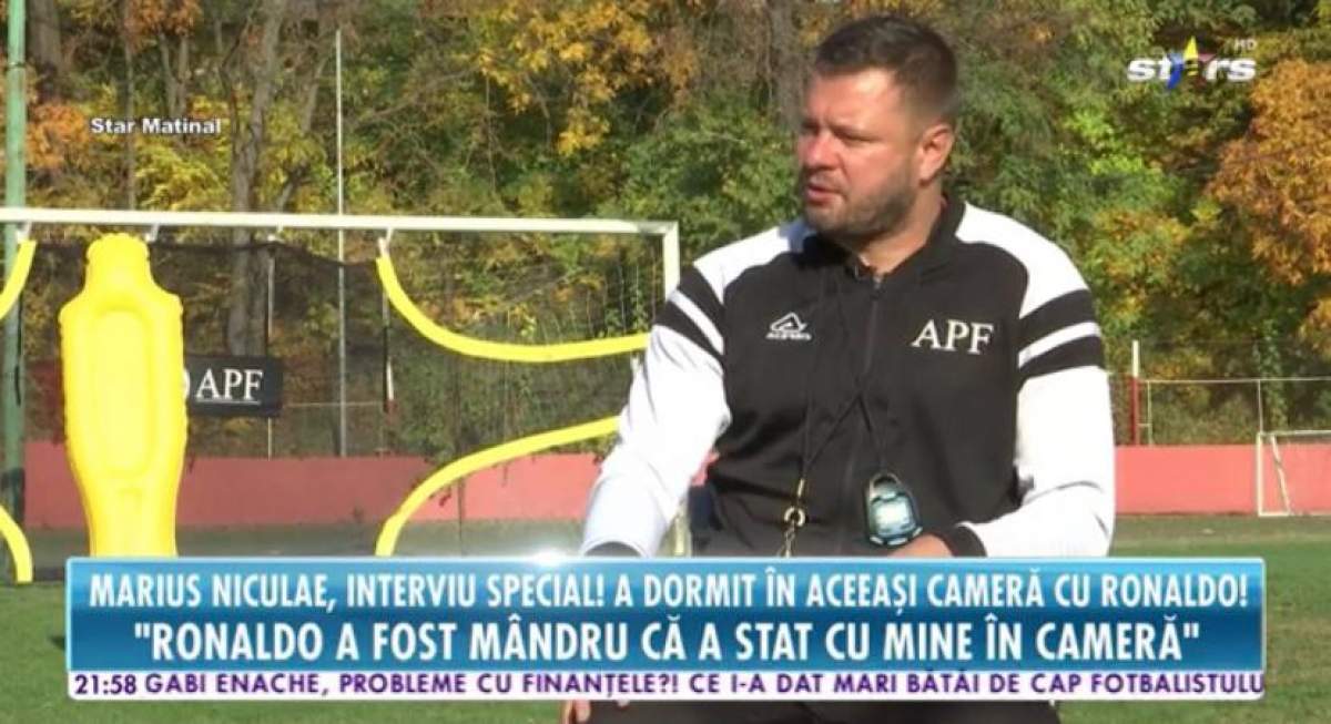 Marius Niculae, despre cel mai greu moment din carieră. Fotbalistul a dormit în aceeași cameră cu Ronaldo: ''Era un tip simplu” / VIDEO