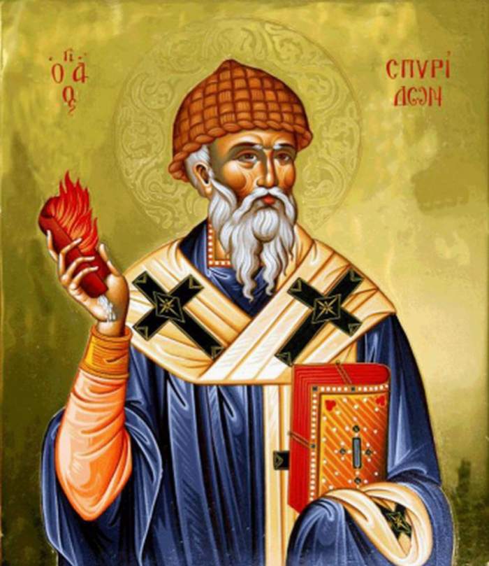 Rugăciune către Sfântul Spiridon, sărbătorit pe 12 decembrie