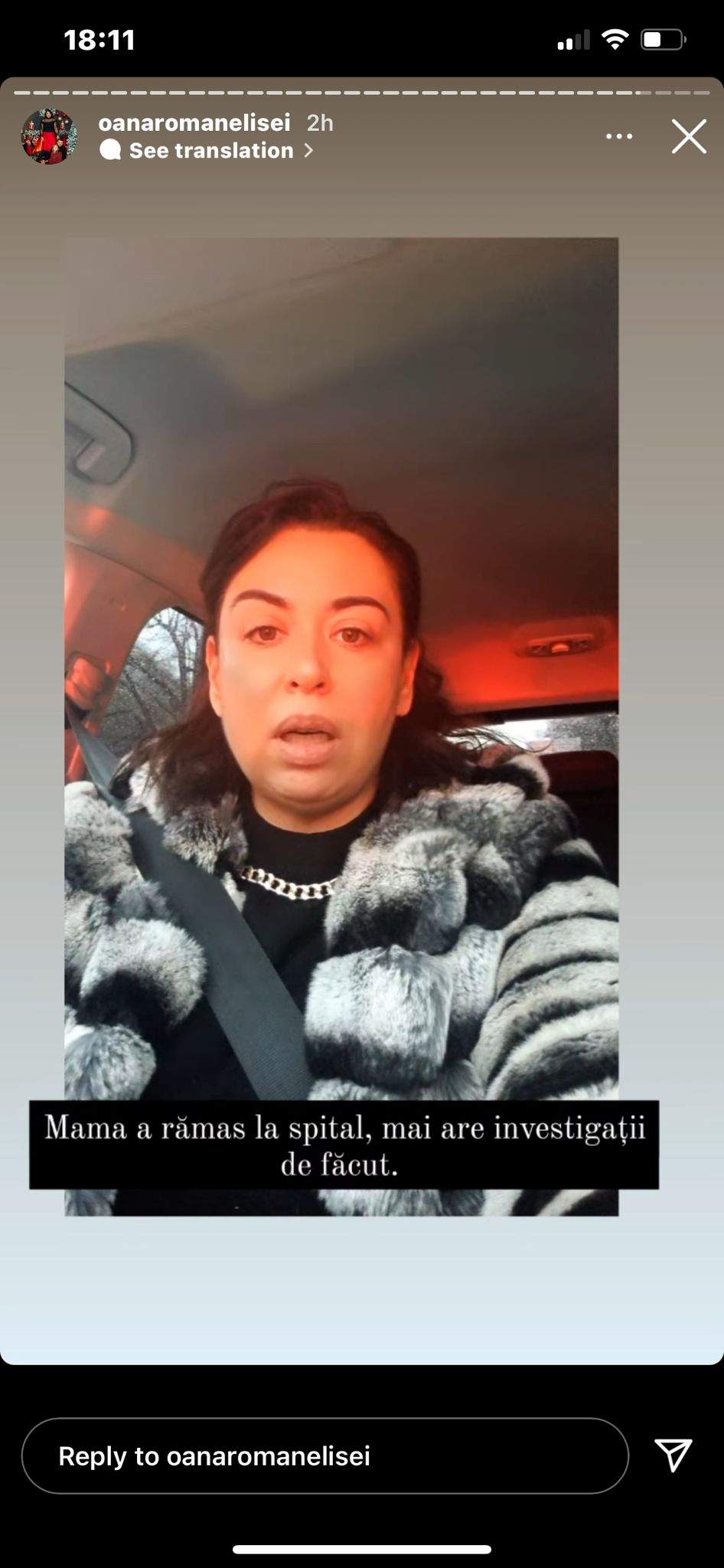 Mama Oanei Roman a rămas internată în spital. Care este starea de sănătate a Mioarei: ,,Vreau să le mulțumesc din suflet doctorilor"