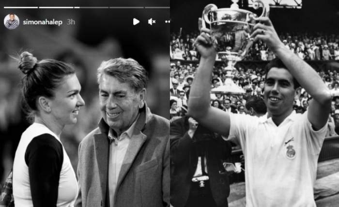 Simona Halep, în doliu! A murit Manuel Santana, fost campion la Wimbledon şi Roland Garros: ”Odihnește-te în pace” / FOTO