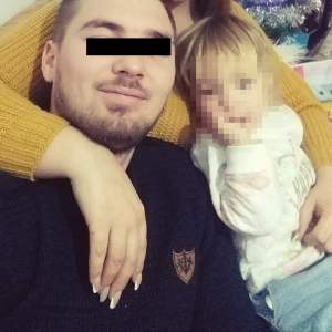 Bogdan, tânărul de 23 de ani mort într-un accident din Botoșani, avea o fetiță de trei ani. A mers să-i cumpere suc, dar nu s-a mai întors / FOTO